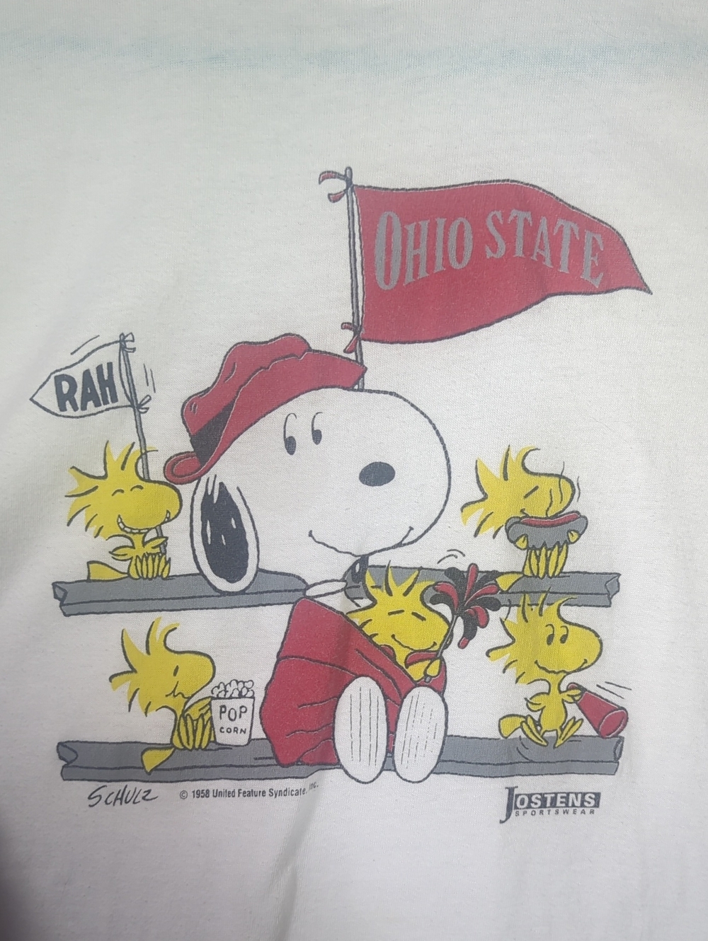 Vintage 80's (90's?) Artex/Jostens Ohio State Snoopy Single Stitch T-shirt